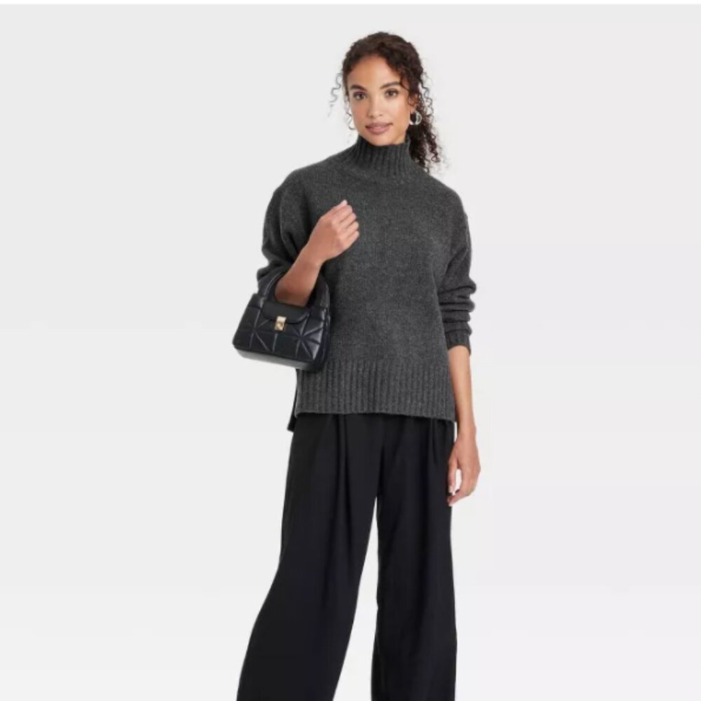 a new day Gray Turtleneck Sweater - Picture 2 of 11